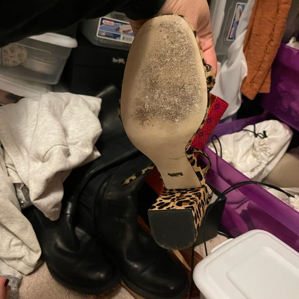 Coach leopard heels - Picture 3 of 5